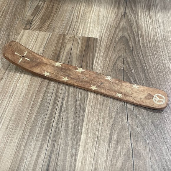 Gold Starry Peace Incense Holder - Picture 1 of 7
